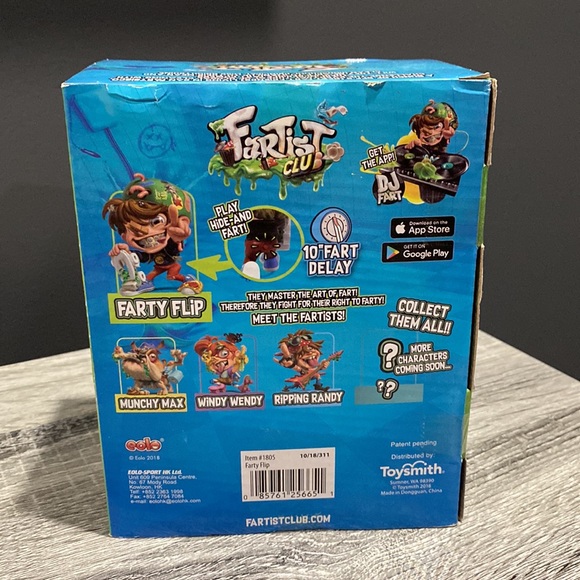 NEW: Fartist Club Farty Flip - Collectable Figure with Sound - Picture 3 of 11